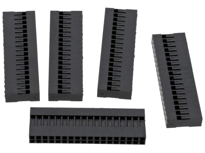 Contact housing 2.54mm 2x18-pin 5-pack @ electrokit (1 of 1)