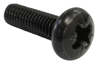 Screw PH M2.5x6 black @ electrokit