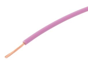 Hookup wire RK1.0 H05V-K purple 300/500V @ electrokit