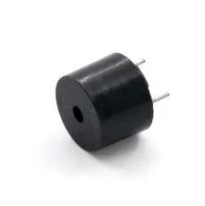Active piezo buzzer 85dB 2.7kHz 3.3V PCB &oslash;12mm @ electrokit