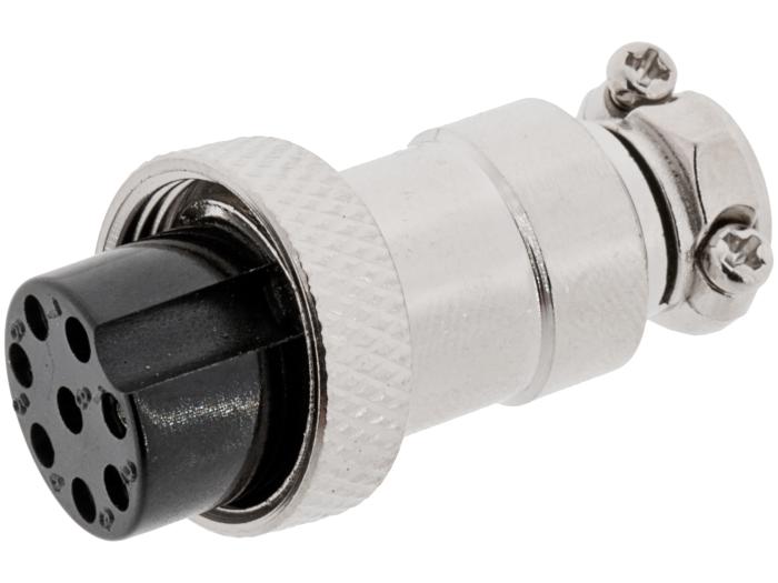 Connector GX16 jack 8-pin @ electrokit (1 of 3)