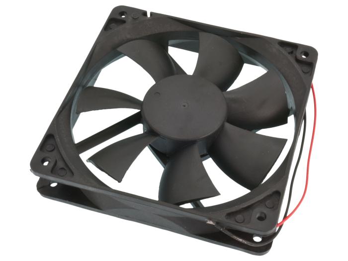 Fläkt 120x120x25mm 12V 280mA 2000rpm @ electrokit (1 av 3)