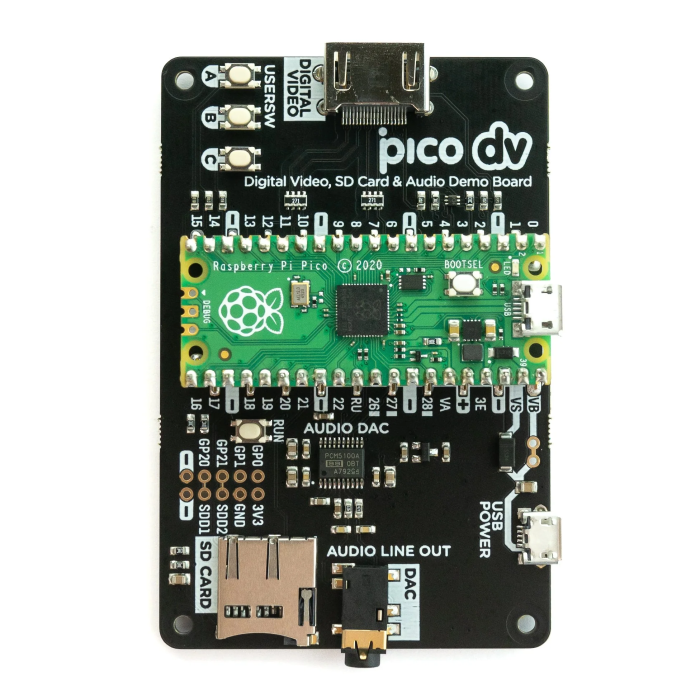 Pico DVI Demo Base @ electrokit (3 av 3)