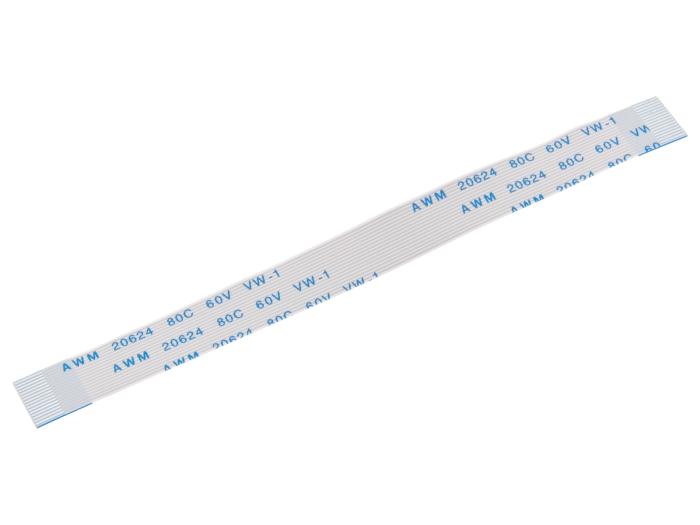 FPC-kabel 16-pol 0.5mm 100mm samma-sida @ electrokit (1 av 1)