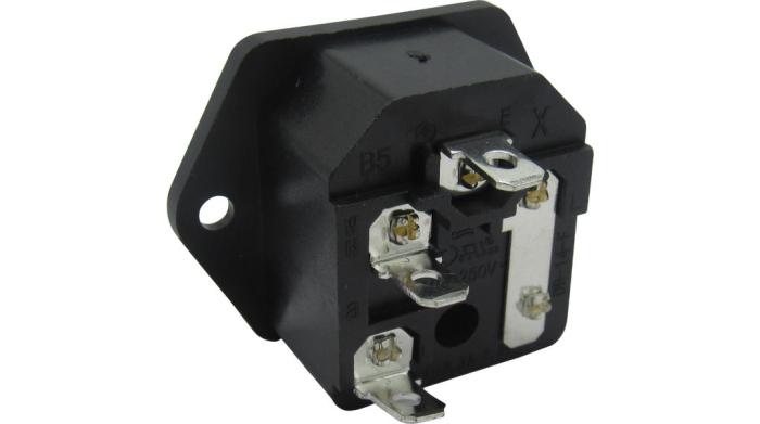 Apparatintag C14 10A 250VAC säkring @ electrokit (2 av 3)