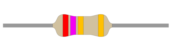 Resistor 1W 5% 2.7ohm (2R7) @ electrokit (1 of 1)