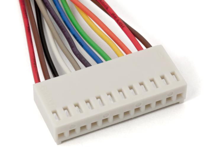 Contact housing KK with cable 12-p 20cm @ electrokit (2 of 2)