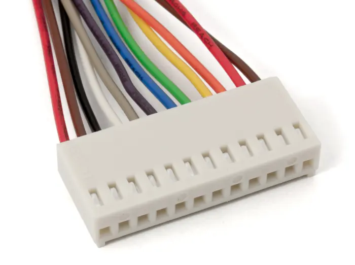 Kontakthus KK med kabel 12-pol 20cm @ electrokit (2 av 2)