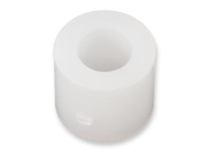 Distans 5.95/3.15 x 5mm plast vit @ electrokit