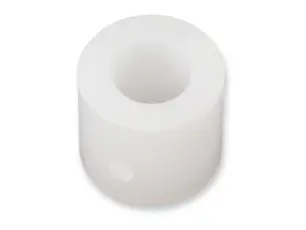 Distans 5.95/3.15 x 5mm plast vit @ electrokit