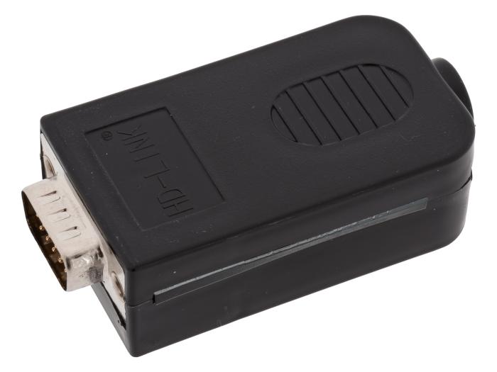 Kontakt DB15 hane D-SUB skruvplint + kåpa @ electrokit (2 av 2)