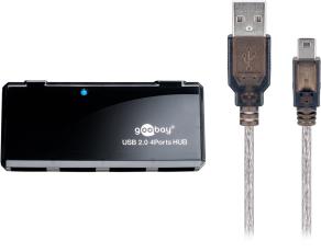 USB2.0 Hub 4 portar @ electrokit