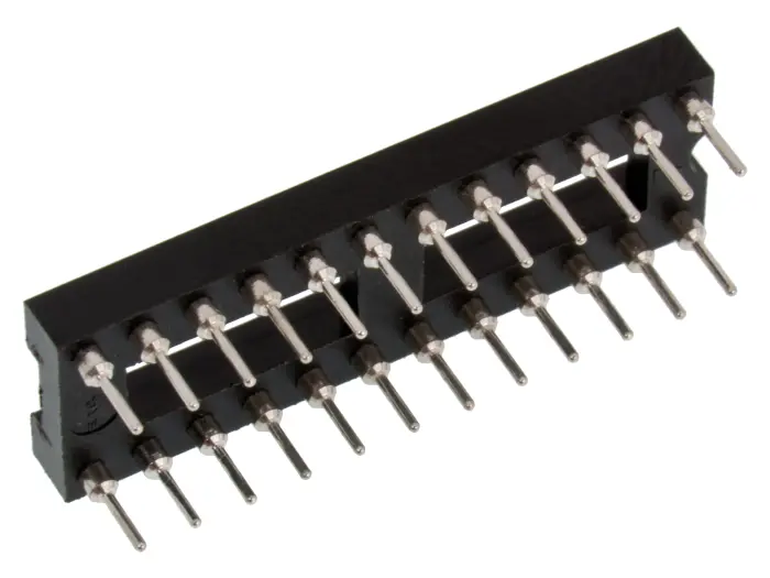DIL-hållare svarvad 24-pin 0.3