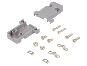 Plastic cover for D-SUB 9-conn. (HD 15-conn.) @ electrokit