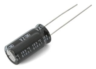 Electrolytic capacitor 3300uF 6.3V 105C &oslash;10x25mm 10000h @ electrokit