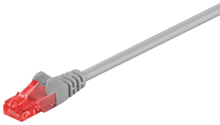 Patchkabel U/UTP Cat6 1.5m grå @ electrokit (1 av 1)