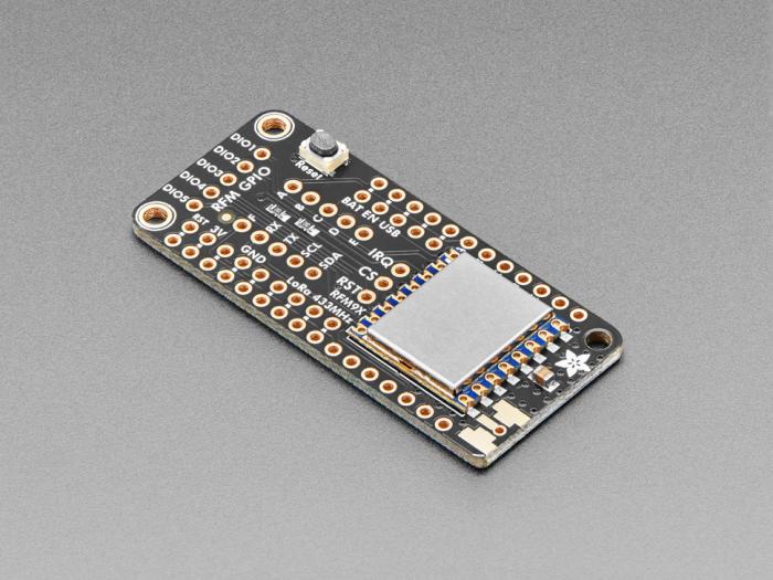 Adafruit LoRa Radio FeatherWing - RFM95W 433 MHz @ electrokit (4 of 7)