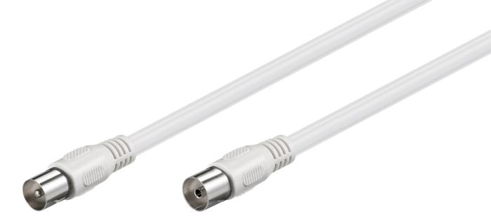 Antennkabel 10m 85dB klass A vit @ electrokit (2 av 3)