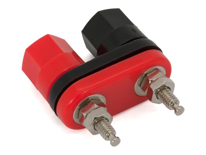 Dubbel polskruv 4mm röd/svart @ electrokit (2 av 3)
