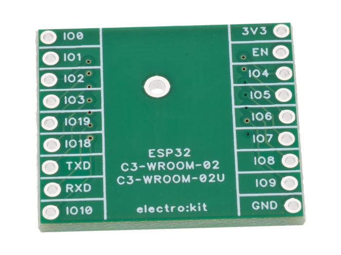 Adapterkort för ESP32-C3-WROOM @ electrokit (2 av 3)
