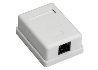 Vägguttag 1-port Cat6 UTP @ electrokit