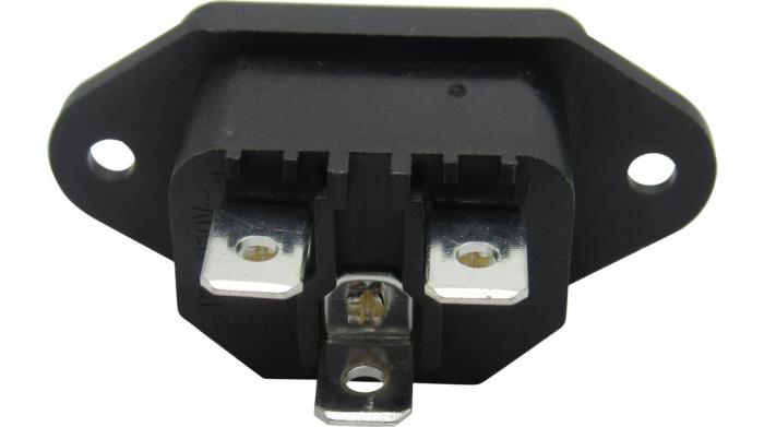 Apparatintag C14 10A 250VAC @ electrokit (2 av 3)