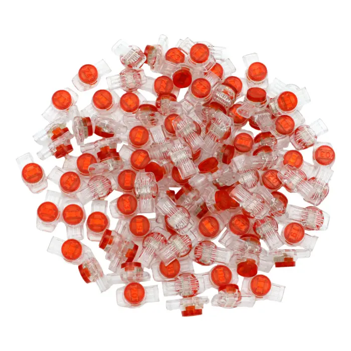 100-pack med skarvklämmor 3-tråd HJKT3 (UY3) @ electrokit (1 av 2)