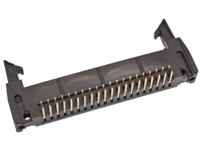 IDC hane PCB 40-pol med utkastare vinklad 2.54mm @ electrokit (2 av 2)