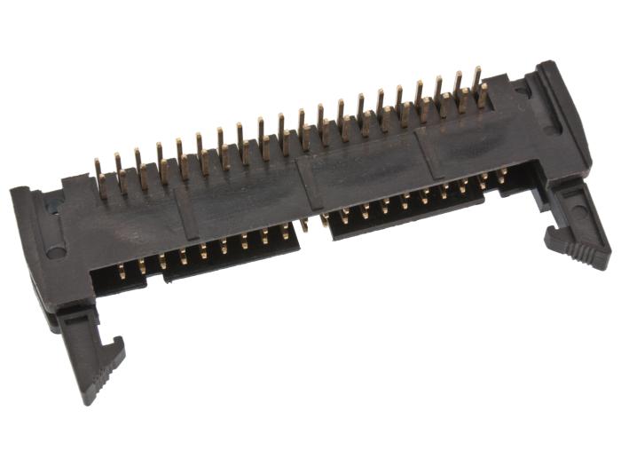 IDC hane PCB 40-pol med utkastare vinklad 2.54mm @ electrokit (1 av 2)