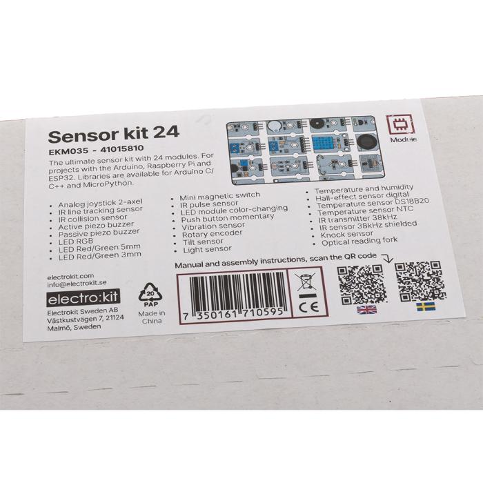 Sensor kit - 24 modules @ electrokit (1 of 2)