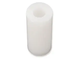 Distans 7/3.2 x 15mm plast vit @ electrokit