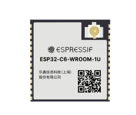 ESP32-C6-WROOM-1 MCU-module 4MB u.FL @ electrokit