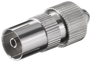 Antennkontakt IEC hona rak @ electrokit