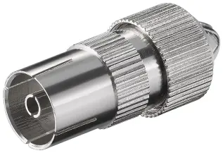 Antenna connector IEC female @ electrokit