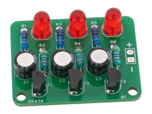Rinnande ljus 3LED @ electrokit