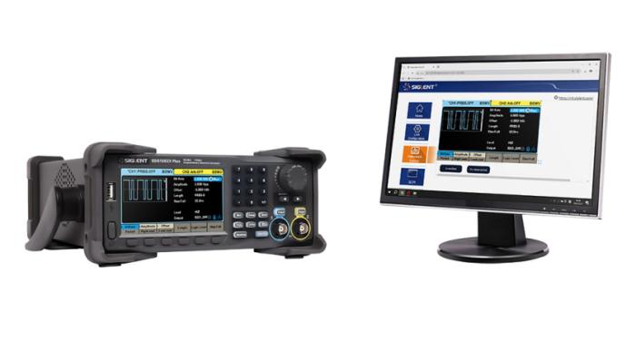 Funktionsgenerator 2-kan 25MHz Siglent SDG1022X+ @ electrokit (6 av 6)