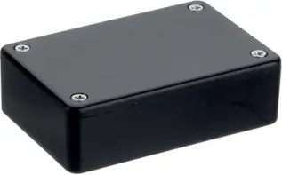 Enclosure 112x62x31mm 1591BBK black @ electrokit
