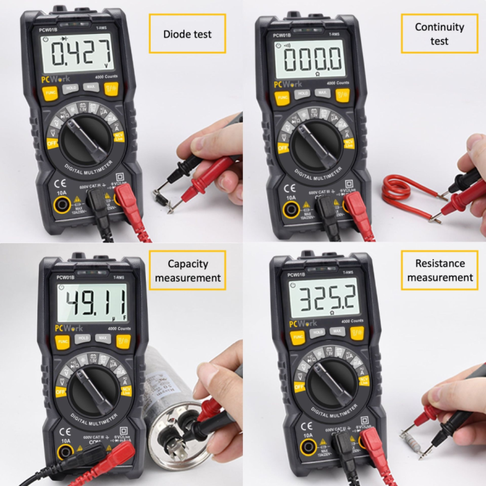 Multimeter PCW01B - Auto Range @ electrokit (2 of 6)