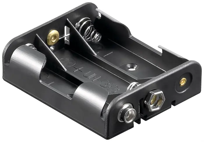 Batterihållare 3x AA kontakt (6F22) @ electrokit (1 av 1)