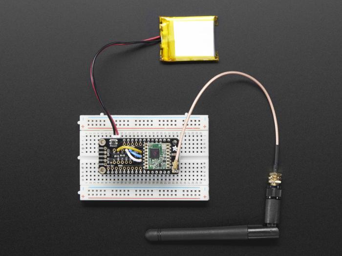 Adafruit LoRa Radio FeatherWing - RFM95W 433 MHz @ electrokit (5 of 7)