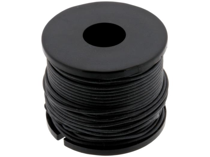Kopplingstråd AWG30 silikon 15m - svart @ electrokit (1 av 2)