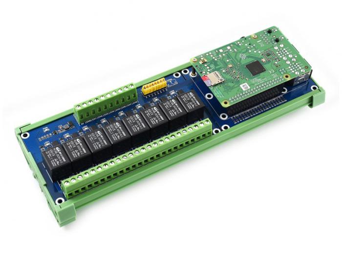 8x Reläkort för Raspberry Pi DIN-skena @ electrokit (5 av 7)