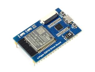 Kontrollerkort för E-pappersdisplay ESP32 @ electrokit