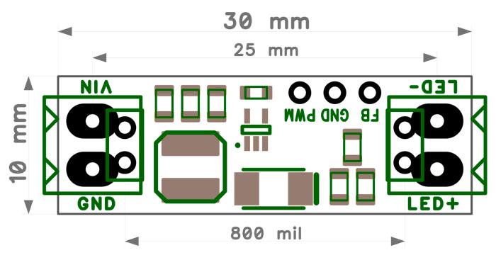 LED-drivare step-up 2.7-5.5V / 200mA @ electrokit (5 av 5)