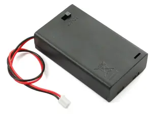 Batterihållare 3x AAA box brytare JST-PH-kontakt @ electrokit
