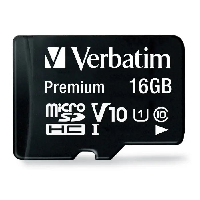 Minneskort microSDHC 16GB Verbatim @ electrokit (1 av 1)