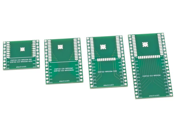 Adapterkort för ESP32-C6-WROOM1 @ electrokit (3 av 3)