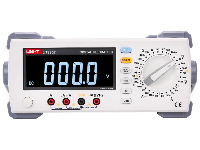 Bänkmultimeter 4 1/2 siffra UNI-T UT8802E @ electrokit (1 av 3)