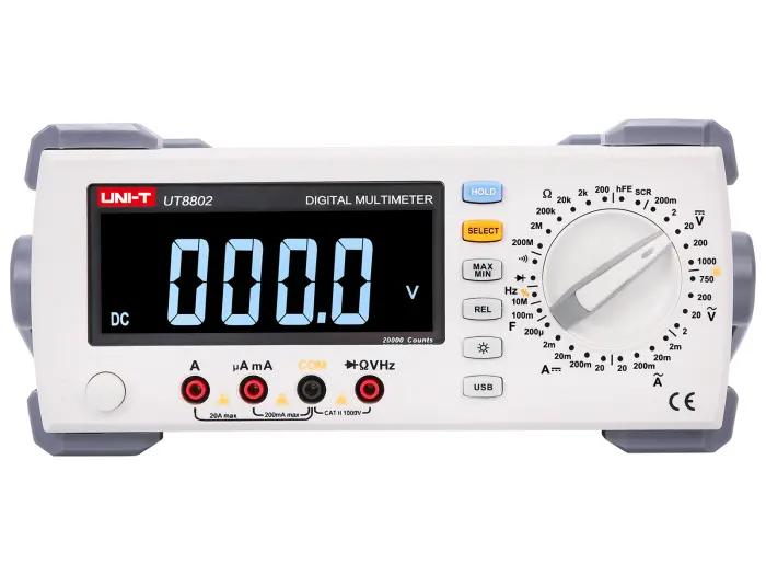 Bänkmultimeter 4 1/2 siffra UNI-T UT8802E @ electrokit (1 av 3)