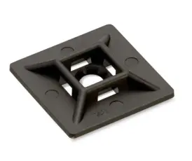 H&aring;llare buntband max 3.6mm sj&auml;lvh&auml;ftande/skruv svart @ electrokit